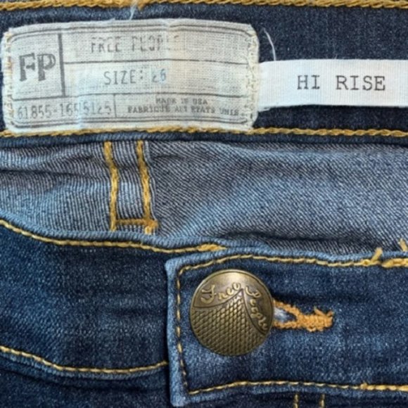 Free People Hi Rise Skinny Ankle Jeans - Picture 3 of 6